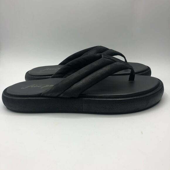 Free People Womens Wonderland Chunky Flip Flop Black Size EU 39 / US 9 - Picture 6 of 9